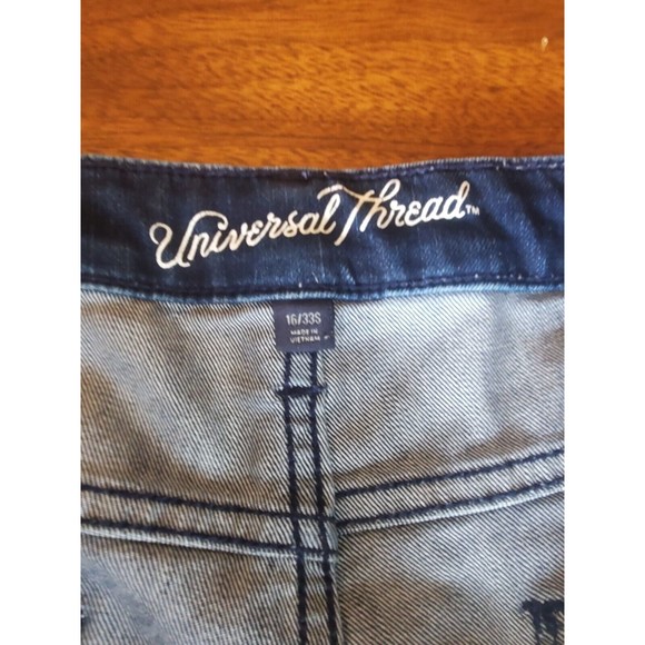 Universal Thread Womens Size 16 Mid-Rise Curvy Skinny Denim Capris Preowned - Picture 5 of 14